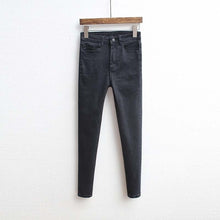 Load image into Gallery viewer, Slim Jeans For Women Skinny High Waist Jeans Woman Blue Denim Pencil Pants Stretch Waist Women Jeans Black Pants Calca Feminina