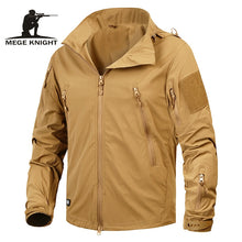 Load image into Gallery viewer, Mege Brand Clothing New Autumn Men's Jacket Coat Military Clothing Tactical Outwear US Army Breathable Nylon Light Windbreaker