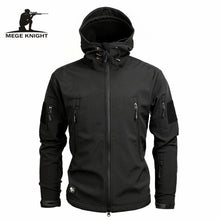 Load image into Gallery viewer, Mege Brand Clothing Autumn Men's Military Camouflage Fleece Jacket Army Tactical Clothing  Multicam Male Camouflage Windbreakers