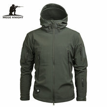 Load image into Gallery viewer, Mege Brand Clothing Autumn Men's Military Camouflage Fleece Jacket Army Tactical Clothing  Multicam Male Camouflage Windbreakers