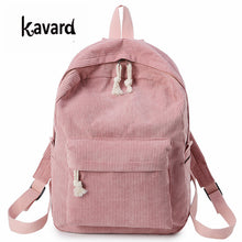 Load image into Gallery viewer, Kavard Backpacks Women Nylon bagpack Softback Solid Bag Fashion Soft Handle mochilas mujer Escolar rucksack School Bag for girls