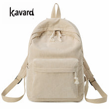 Load image into Gallery viewer, Kavard Backpacks Women Nylon bagpack Softback Solid Bag Fashion Soft Handle mochilas mujer Escolar rucksack School Bag for girls