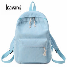 Load image into Gallery viewer, Kavard Backpacks Women Nylon bagpack Softback Solid Bag Fashion Soft Handle mochilas mujer Escolar rucksack School Bag for girls