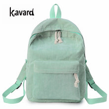 Load image into Gallery viewer, Kavard Backpacks Women Nylon bagpack Softback Solid Bag Fashion Soft Handle mochilas mujer Escolar rucksack School Bag for girls