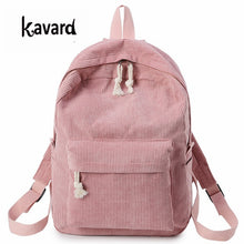 Load image into Gallery viewer, Kavard Backpacks Women Nylon bagpack Softback Solid Bag Fashion Soft Handle mochilas mujer Escolar rucksack School Bag for girls