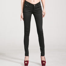 Load image into Gallery viewer, Jeans Female Denim Pants Candy Color Womens Jeans Donna Stretch Bottoms Feminino Skinny Pants For Women Trousers 2018 Tataria