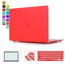 Load image into Gallery viewer, RYGOU Clear Matte Hard Case For Apple Macbook Air Pro Retina 11 12 13 15 Laptop Cases For Mac Book Air 11.6 13.3 Pro 13 15 inch