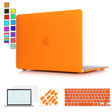 Load image into Gallery viewer, RYGOU Clear Matte Hard Case For Apple Macbook Air Pro Retina 11 12 13 15 Laptop Cases For Mac Book Air 11.6 13.3 Pro 13 15 inch
