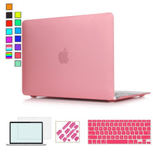 Load image into Gallery viewer, RYGOU Clear Matte Hard Case For Apple Macbook Air Pro Retina 11 12 13 15 Laptop Cases For Mac Book Air 11.6 13.3 Pro 13 15 inch