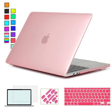 Load image into Gallery viewer, RYGOU Clear Matte Hard Case For Apple Macbook Air Pro Retina 11 12 13 15 Laptop Cases For Mac Book Air 11.6 13.3 Pro 13 15 inch