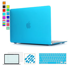 Load image into Gallery viewer, RYGOU Clear Matte Hard Case For Apple Macbook Air Pro Retina 11 12 13 15 Laptop Cases For Mac Book Air 11.6 13.3 Pro 13 15 inch
