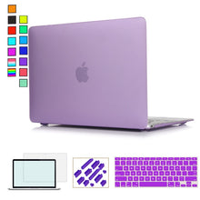 Load image into Gallery viewer, RYGOU Clear Matte Hard Case For Apple Macbook Air Pro Retina 11 12 13 15 Laptop Cases For Mac Book Air 11.6 13.3 Pro 13 15 inch
