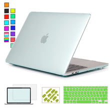 Load image into Gallery viewer, RYGOU Clear Matte Hard Case For Apple Macbook Air Pro Retina 11 12 13 15 Laptop Cases For Mac Book Air 11.6 13.3 Pro 13 15 inch