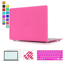 Load image into Gallery viewer, RYGOU Clear Matte Hard Case For Apple Macbook Air Pro Retina 11 12 13 15 Laptop Cases For Mac Book Air 11.6 13.3 Pro 13 15 inch
