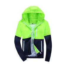 Load image into Gallery viewer, Jacket Men Windbreaker 2018 Spring Autumn Fashion Jacket Men's Hooded Casual Jackets Male Coat Thin Men Coat Outwear Couple