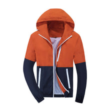 Load image into Gallery viewer, Jacket Men Windbreaker 2018 Spring Autumn Fashion Jacket Men's Hooded Casual Jackets Male Coat Thin Men Coat Outwear Couple
