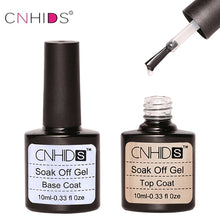 Load image into Gallery viewer, 2018 CNHIDS  Top Quality Nail Gel Top Coat Top it off + Base Coat Foundation for UV Gel Polish Best on Aliexpress 10ml
