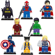 Load image into Gallery viewer, Super Heroes Marvel Figures Captain American The Hulk Spiderman Iron Man LEGOINGLYS Building Blocks Mini Bricks Children Toys 15