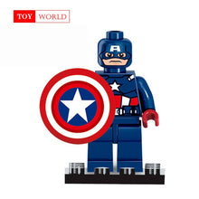 Load image into Gallery viewer, Super Heroes Marvel Figures Captain American The Hulk Spiderman Iron Man LEGOINGLYS Building Blocks Mini Bricks Children Toys 15