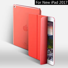 Load image into Gallery viewer, Case for New iPad 9.7 inch 2017 2018, ZVRUA YiPPee Color PU Smart Cover Case Magnet wake up sleep model A1822 A1823 A1893 A1954