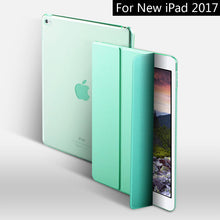 Load image into Gallery viewer, Case for New iPad 9.7 inch 2017 2018, ZVRUA YiPPee Color PU Smart Cover Case Magnet wake up sleep model A1822 A1823 A1893 A1954