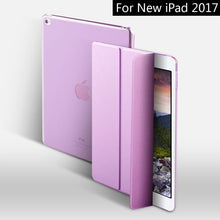 Load image into Gallery viewer, Case for New iPad 9.7 inch 2017 2018, ZVRUA YiPPee Color PU Smart Cover Case Magnet wake up sleep model A1822 A1823 A1893 A1954