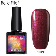 Load image into Gallery viewer, Belle Fille Base and Top Coat Gel Nail Polish UV 10ml Transparent Soak Off Primer Gel Polish Gel Lacquer Nail Art Manicure