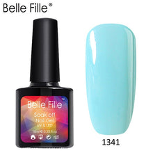 Load image into Gallery viewer, Belle Fille Base and Top Coat Gel Nail Polish UV 10ml Transparent Soak Off Primer Gel Polish Gel Lacquer Nail Art Manicure