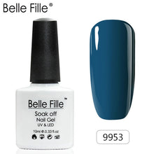 Load image into Gallery viewer, Belle Fille Base and Top Coat Gel Nail Polish UV 10ml Transparent Soak Off Primer Gel Polish Gel Lacquer Nail Art Manicure