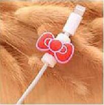 Load image into Gallery viewer, Cartoon cable protector for iphone cable Winder Cover Organizer Case  For USB Charging