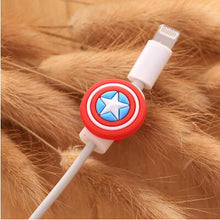 Load image into Gallery viewer, Cartoon cable protector for iphone cable Winder Cover Organizer Case  For USB Charging