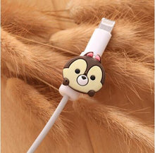 Load image into Gallery viewer, Cartoon cable protector for iphone cable Winder Cover Organizer Case  For USB Charging