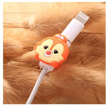 Load image into Gallery viewer, Cartoon cable protector for iphone cable Winder Cover Organizer Case  For USB Charging