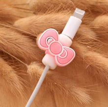 Load image into Gallery viewer, Cartoon cable protector for iphone cable Winder Cover Organizer Case  For USB Charging
