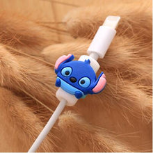 Load image into Gallery viewer, Cartoon cable protector for iphone cable Winder Cover Organizer Case  For USB Charging