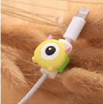 Load image into Gallery viewer, Cartoon cable protector for iphone cable Winder Cover Organizer Case  For USB Charging