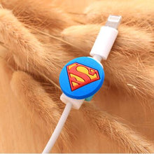 Load image into Gallery viewer, Cartoon cable protector for iphone cable Winder Cover Organizer Case  For USB Charging