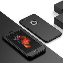 Load image into Gallery viewer, ZNP Luxury Soft TPU 360 Full Cover Cases For iPhone 8 7 6S 6 case 5 5S SE Cover Cases For iPhone 6 7 8 Plus case with glass