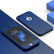 Load image into Gallery viewer, ZNP Luxury Soft TPU 360 Full Cover Cases For iPhone 8 7 6S 6 case 5 5S SE Cover Cases For iPhone 6 7 8 Plus case with glass