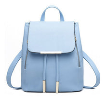 Load image into Gallery viewer, Backpack Women Pu Leather Female Backpacks Teenager School Bags Mochila Feminina Rucksack Mochilas Mujer 2018