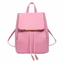 Load image into Gallery viewer, Backpack Women Pu Leather Female Backpacks Teenager School Bags Mochila Feminina Rucksack Mochilas Mujer 2018
