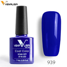 Load image into Gallery viewer, 2018 New Free Shipping Nail Art Design Manicure Venalisa 60Color 7.5Ml Soak Off Enamel Gel Polish LED UV Gel Nail Polish Lacquer