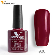Load image into Gallery viewer, 2018 New Free Shipping Nail Art Design Manicure Venalisa 60Color 7.5Ml Soak Off Enamel Gel Polish LED UV Gel Nail Polish Lacquer
