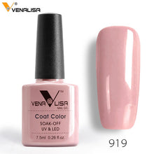 Load image into Gallery viewer, 2018 New Free Shipping Nail Art Design Manicure Venalisa 60Color 7.5Ml Soak Off Enamel Gel Polish LED UV Gel Nail Polish Lacquer