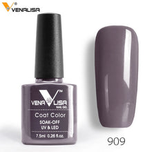 Load image into Gallery viewer, 2018 New Free Shipping Nail Art Design Manicure Venalisa 60Color 7.5Ml Soak Off Enamel Gel Polish LED UV Gel Nail Polish Lacquer