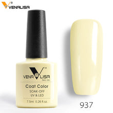 Load image into Gallery viewer, 2018 New Free Shipping Nail Art Design Manicure Venalisa 60Color 7.5Ml Soak Off Enamel Gel Polish LED UV Gel Nail Polish Lacquer