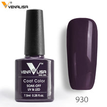 Load image into Gallery viewer, 2018 New Free Shipping Nail Art Design Manicure Venalisa 60Color 7.5Ml Soak Off Enamel Gel Polish LED UV Gel Nail Polish Lacquer