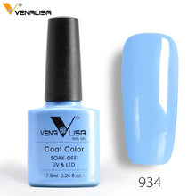 Load image into Gallery viewer, 2018 New Free Shipping Nail Art Design Manicure Venalisa 60Color 7.5Ml Soak Off Enamel Gel Polish LED UV Gel Nail Polish Lacquer