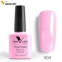 Load image into Gallery viewer, 2018 New Free Shipping Nail Art Design Manicure Venalisa 60Color 7.5Ml Soak Off Enamel Gel Polish LED UV Gel Nail Polish Lacquer