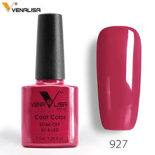 Load image into Gallery viewer, 2018 New Free Shipping Nail Art Design Manicure Venalisa 60Color 7.5Ml Soak Off Enamel Gel Polish LED UV Gel Nail Polish Lacquer